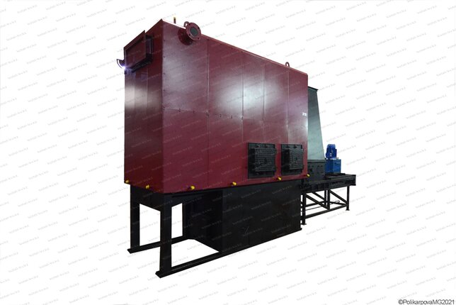 Котел 0.63 МВт на щепе и опилках автоматический