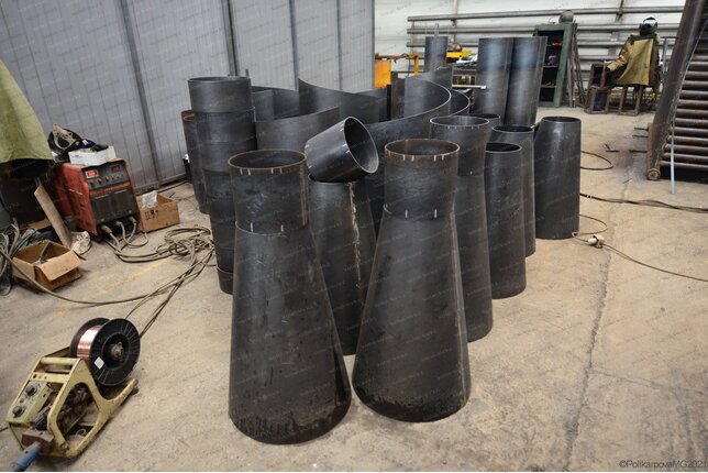 Изготовление промышленных циклонов ЦН 15 1400 1УП