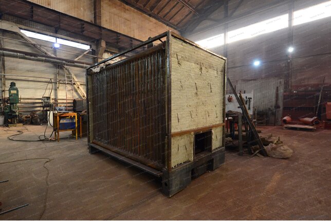 Твердотопливный котел 1000 кВт - изготовление